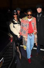 RIHANNA and ASAP Rocky Leaves Saturday Night Live After-party in New York 01/17/2026