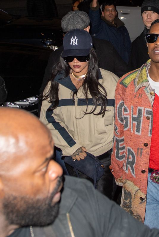 RIHANNA and ASAP Rocky Leaves Saturday Night Live After-party in New York 01/17/2026
