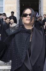 RIHANNA at Dior Haute Couture Spring/summer 2026 Show at Paris Fashion Week 01/26/2026