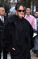 RIHANNA at Dior Haute Couture Spring/summer 2026 Show at Paris Fashion Week 01/26/2026