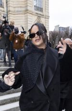 RIHANNA at Dior Haute Couture Spring/summer 2026 Show at Paris Fashion Week 01/26/2026