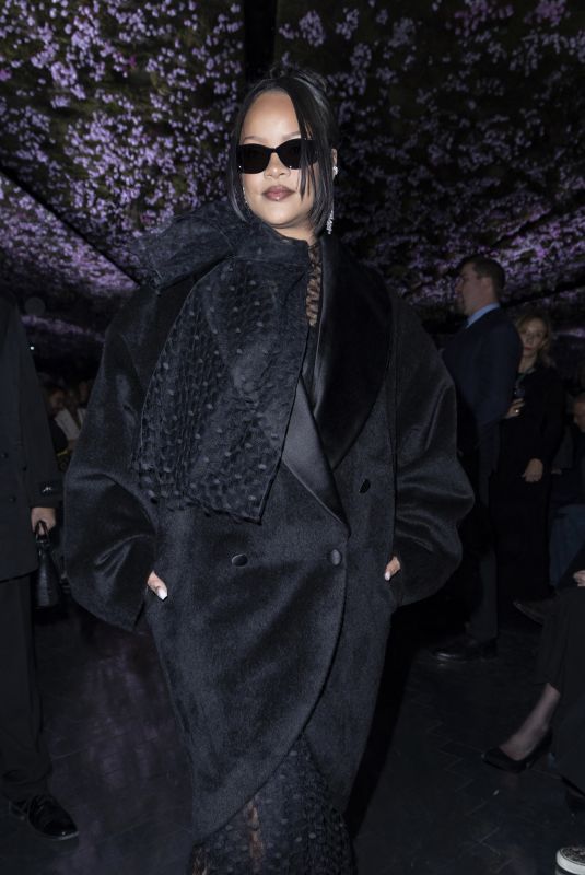 RIHANNA at Dior Haute Couture Spring/summer 2026 Show at Paris Fashion Week 01/26/2026