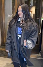 RIHANNA Leaves Four Seasons Hotel in New York City 01/16/2026