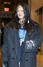 RIHANNA Leaves Four Seasons Hotel in New York City 01/16/2026