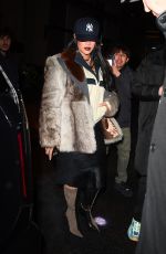 RIHANNA Leaves Her Hotel and Geading to SNL in New York City 01/17/2026