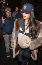 RIHANNA Leaves Her Hotel and Geading to SNL in New York City 01/17/2026
