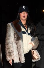 RIHANNA Leaves Her Hotel and Geading to SNL in New York City 01/17/2026