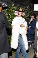 RIHANNA Leaves Voltaire Restaurant During DIOR After-party in Paris 01/26/2026