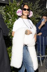 RIHANNA Leaves Voltaire Restaurant During DIOR After-party in Paris 01/26/2026