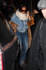 RIHANNA Night Out in New York City 01/18/2026