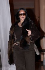 RIHANNA Night Out in Paris at Paris Faashion Week 01/24/2026