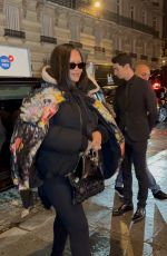 RIHANNA Visits the Dior Boutique at Paris Fashion Week 01/27/2026