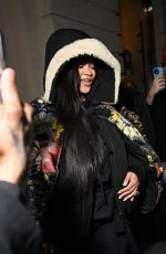 RIHANNA Visits the Dior Boutique at Paris Fashion Week 01/27/2026