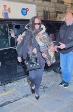 RIHANNA Visits the Dior Boutique at Paris Fashion Week 01/27/2026