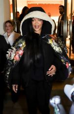 RIHANNA Visits the Dior Boutique at Paris Fashion Week 01/27/2026