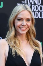 RIKI LINDHORNE at The Hand That Rocks the Cradle Premiere at The Walt Disney Studios Lot in Los Angeles 10/15/2025