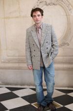 Robert Pattison at Dior Homme Menswear Fall/Winter 2026-2027 Show at Paris Fashion Week 01/21/2026