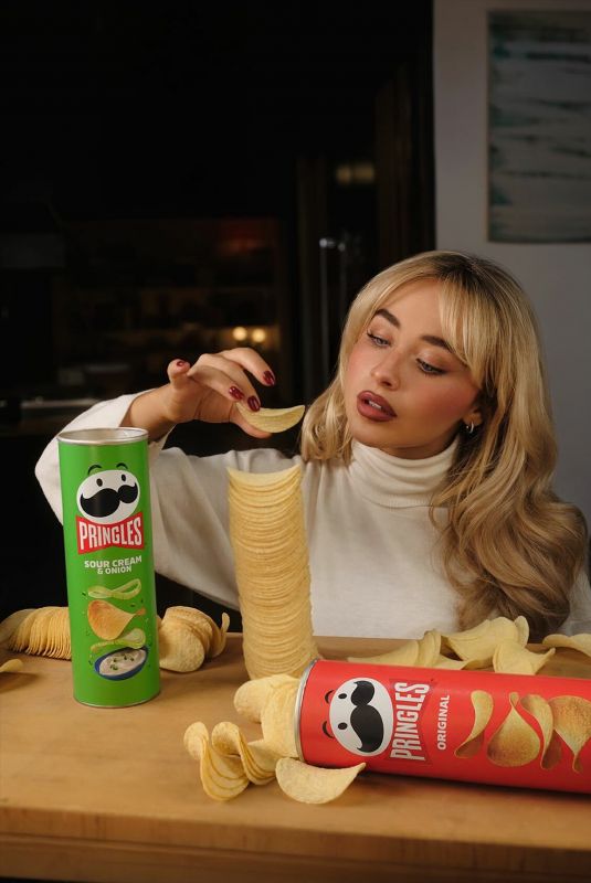 SABRINA CARPENTER for Pringles Super Bowl Ad Campaign 2026
