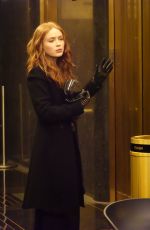 SADIE SINK Arrives at NBC Studios in New York City 01/05/2026