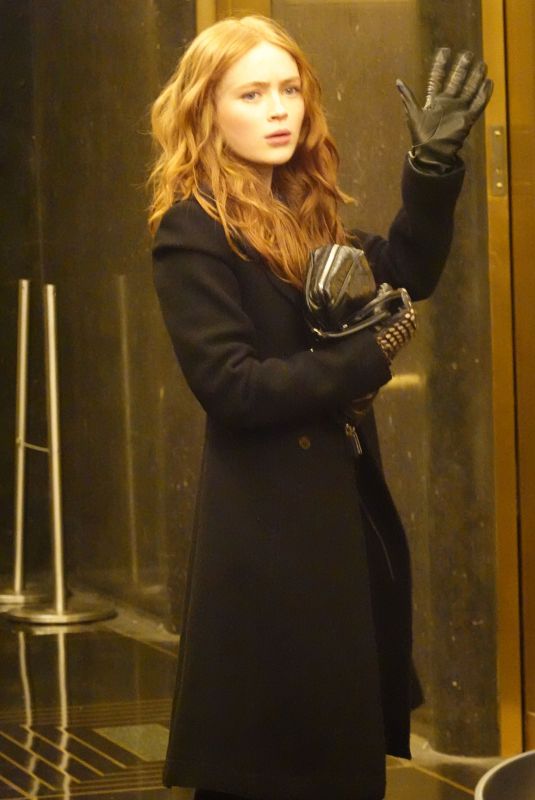 SADIE SINK Arrives at NBC Studios in New York City 01/05/2026