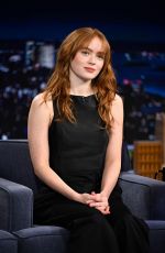 SADIE SINK at Tonight Show Starring Jimmy Fallon in New York 01/05/2026