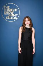 SADIE SINK at Tonight Show Starring Jimmy Fallon in New York 01/05/2026