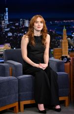 SADIE SINK at Tonight Show Starring Jimmy Fallon in New York 01/05/2026