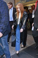 SADIE SINK Leaves Taping of The Kelly Clarkson Show in New York City 01/08/2026