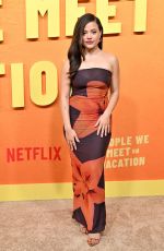SARAH JEFFERY at People We Meet On Vacation Premiere in Los Angeles 01/06/2026