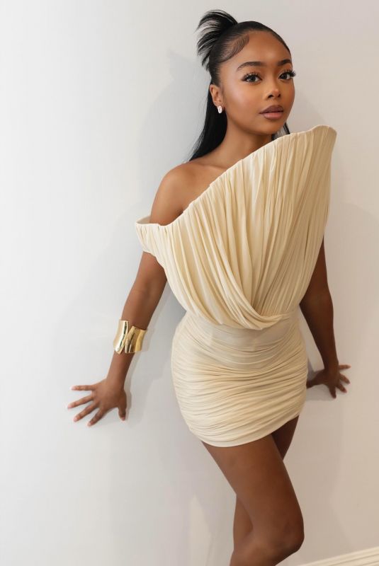 SKAI JACKSON at a Photoshoot, January 2026