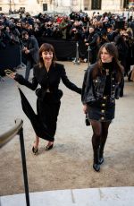SOPHIE MARCEAU and JULIETTE LEMLEY at Schiaparelli Haute Couture Week Spring/Summer 2026 Show at Paris Fashion Week 01/26/2026