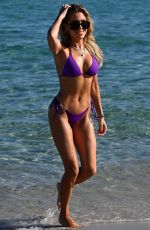 SYLVIE MEIS in Bikini at a Beach in Miami 01/02/2026