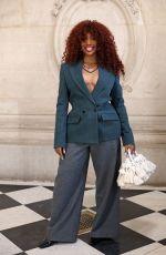SZA at Dior Menswear Ready-to-wear Fall-Winter 2026/2027 Collection Show at Men Paris Fashion Week 01/21/2026