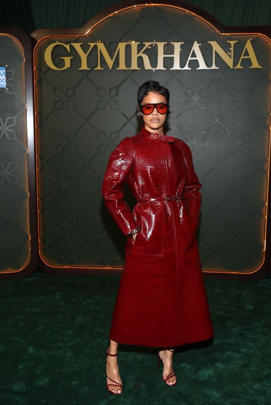 TEYANA TAYLOR at Grand Opening of Gymkhana Las Vegas at Aria Resort & Casino 01/16/2026