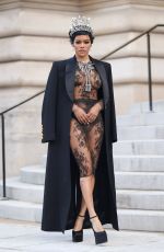 TEYANA TAYLOR at Schiaparelli Show at Haute Couture Fashion Week in Paris 01/26/2026