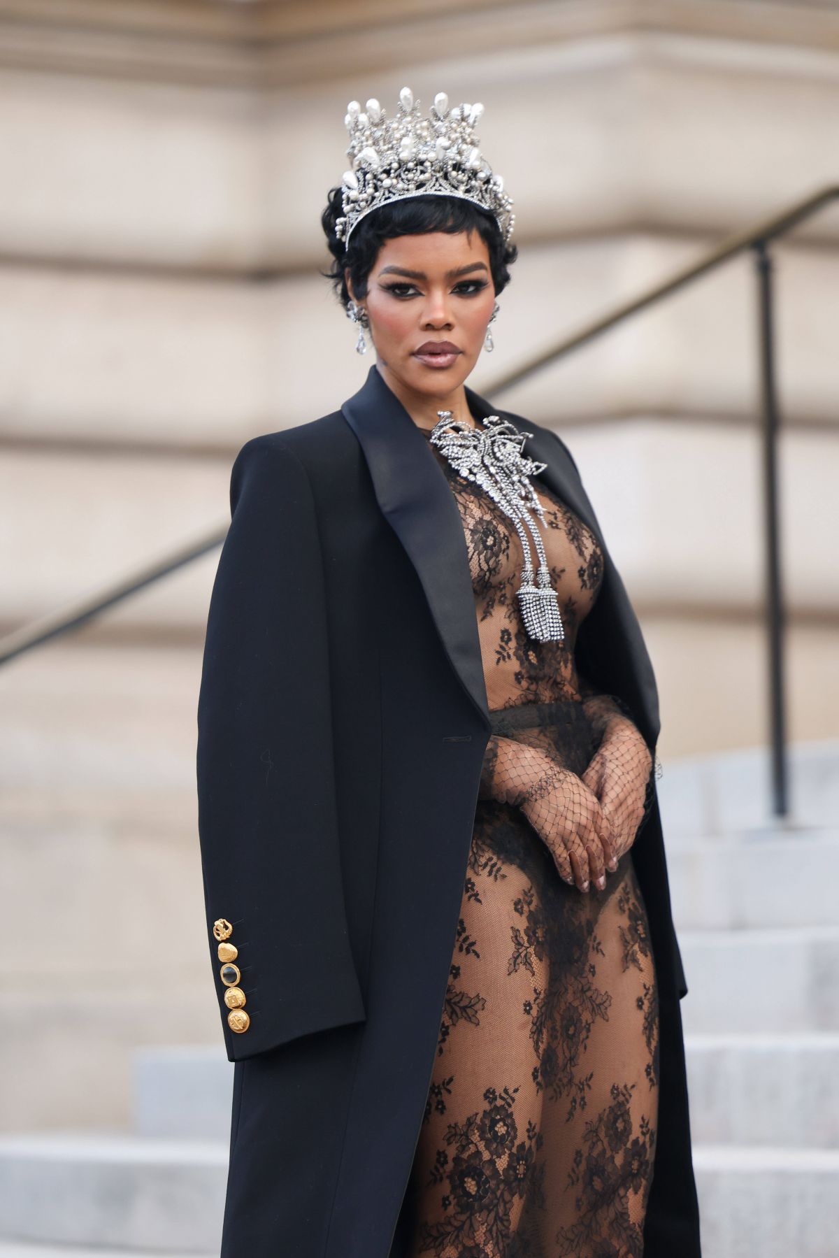 Ladies Fashion Shops In York 2026.TEYANA TAYLOR at Schiaparelli Show at Haute Couture Fashion Week in ...