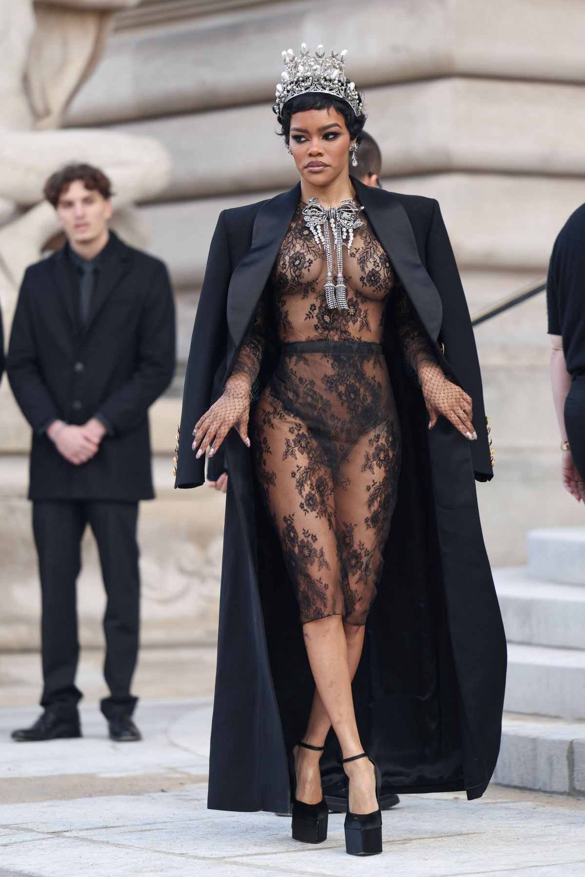 Ladies Fashion Shops In York 2026.TEYANA TAYLOR at Schiaparelli Show at Haute Couture Fashion Week in ...