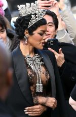 TEYANA TAYLOR at Schiaparelli Show at Haute Couture Fashion Week in Paris 01/26/2026