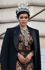 TEYANA TAYLOR at Schiaparelli Show at Haute Couture Fashion Week in Paris 01/26/2026