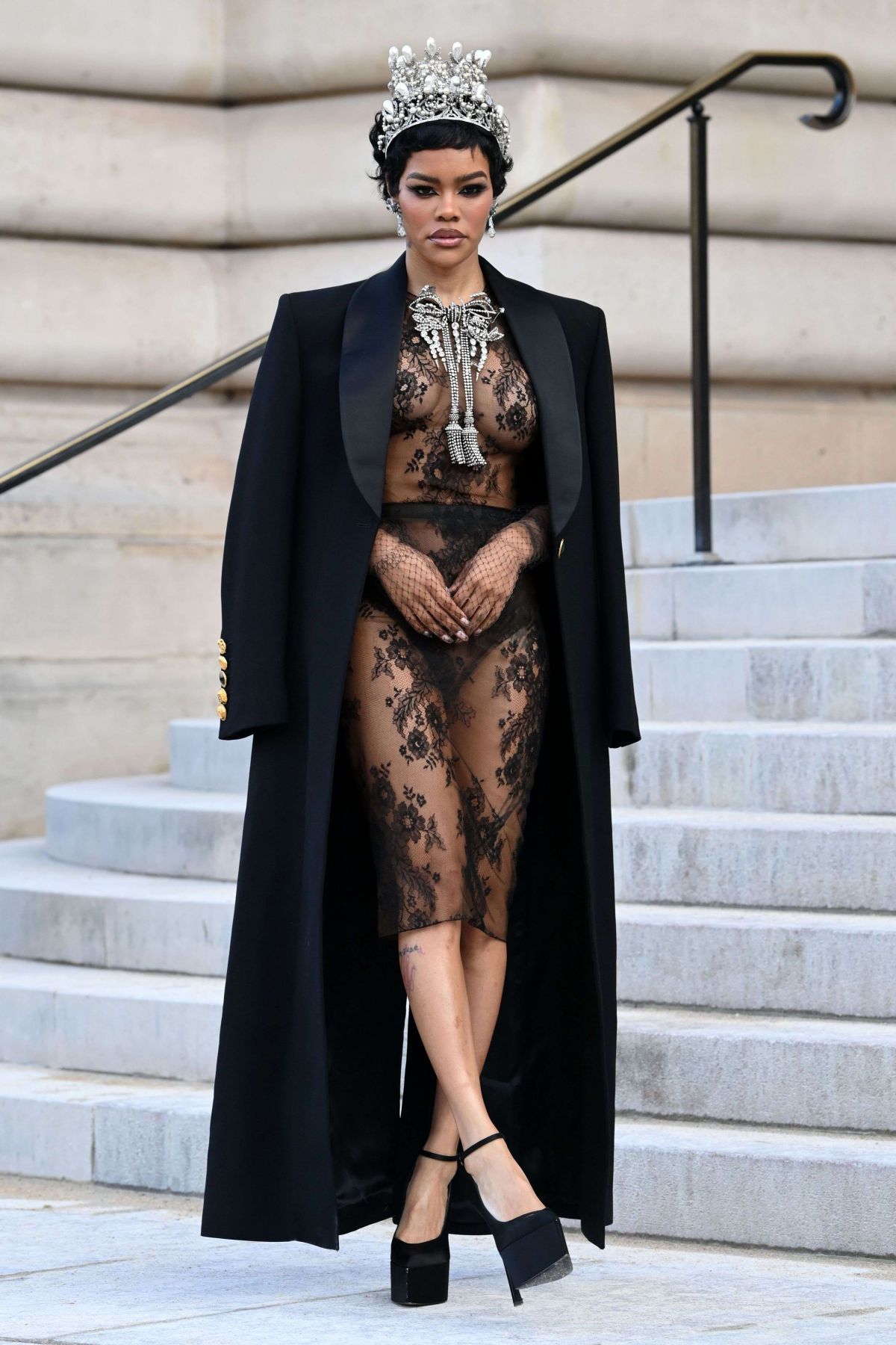 Ladies Fashion Shops In York 2026.TEYANA TAYLOR at Schiaparelli Show at Haute Couture Fashion Week in ...