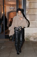 TEYANA TAYLOR Out and About in Paris 01/25/2026