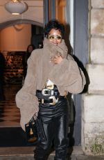 TEYANA TAYLOR Out and About in Paris 01/25/2026