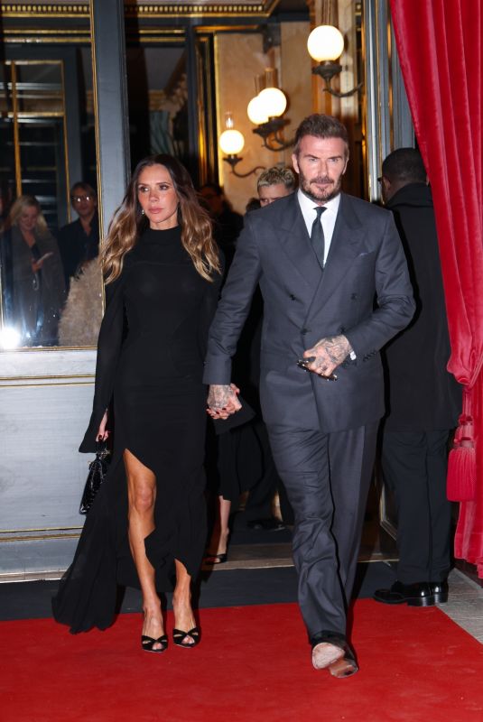 VICTORIA and David BECKHAM Leaves Their Hotel in Paris 01/26/2026