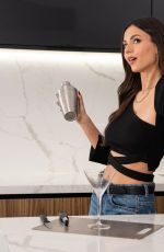 VICTORIA JUSTICE - Svedka Vodka Super Bowl Campaign December 2025, BTS