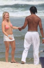 ZARA LARSSON in Bikini at a Beach in Rio de Janeiro 09/19/2024