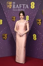 AIMEE LOU WOOD at 2026 EE BAFTA Film Awards in London 02/22/2026