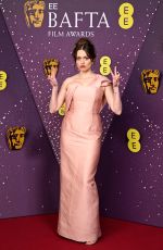 AIMEE LOU WOOD at 2026 EE BAFTA Film Awards in London 02/22/2026
