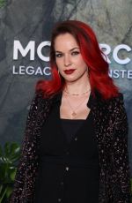 ALEXIS KNAPP at Monarch: Legacy of Monsters Season 2 Premiere in Los Angeles 02/19/2026