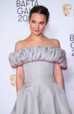 ALICIA VIKANDER at 2026 BAFTA Invest in Talent Gala in London 02/12/2026