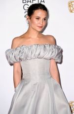 ALICIA VIKANDER at 2026 BAFTA Invest in Talent Gala in London 02/12/2026